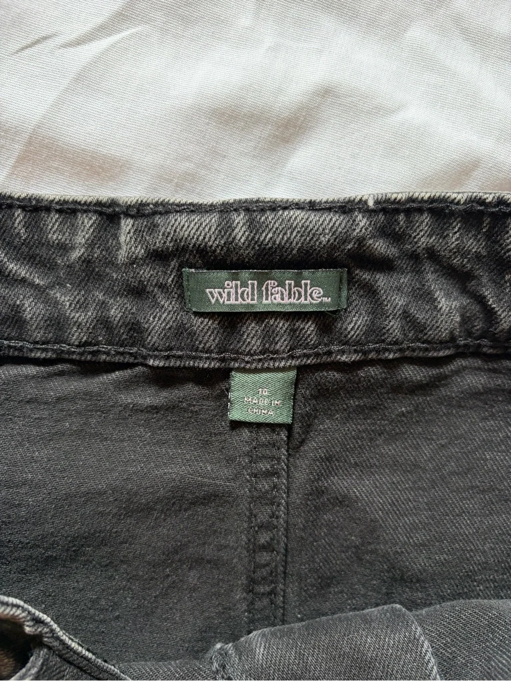 Denim Fit & Flare Mini Skirt - Picture 7 of 8
